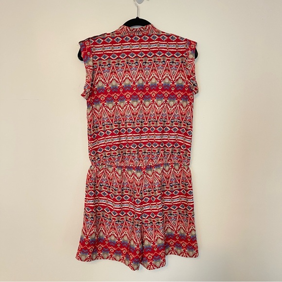 Speed Control Romper Pockets Button Stretch Waist Sz M - Picture 7 of 10